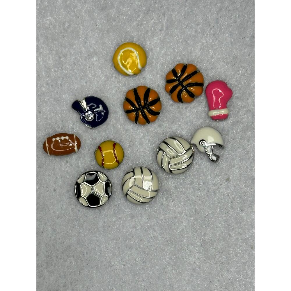 NEW Floating Charm Lot- SPORT MOMs, South Hill Designs, Custom Jewelry, Locket